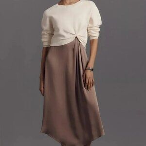 NWOT Anthropologie Gemini Twofer Sweater + Dress Set Size S